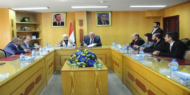 دام برس : دام برس | وزارة التجارة الداخلية توقيع مذكرة تفاهم مع الجمعية الكيميائية السورية