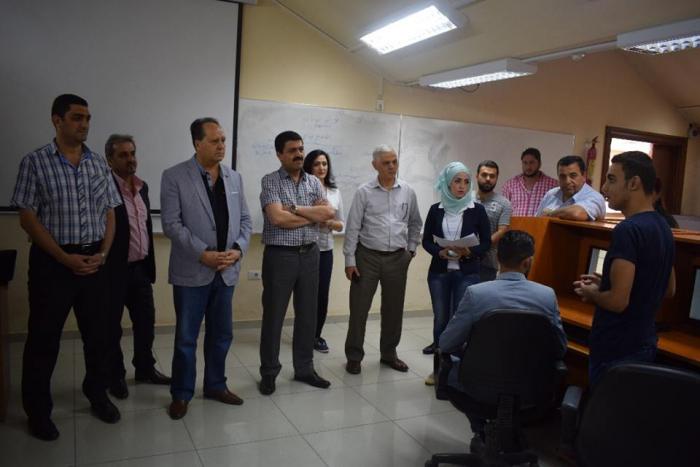 دام برس : دام برس | أمين فرع جامعة دمشق للحزب يتفقّد التدريبات العملية في دورة مهارات الحاسب الدولية