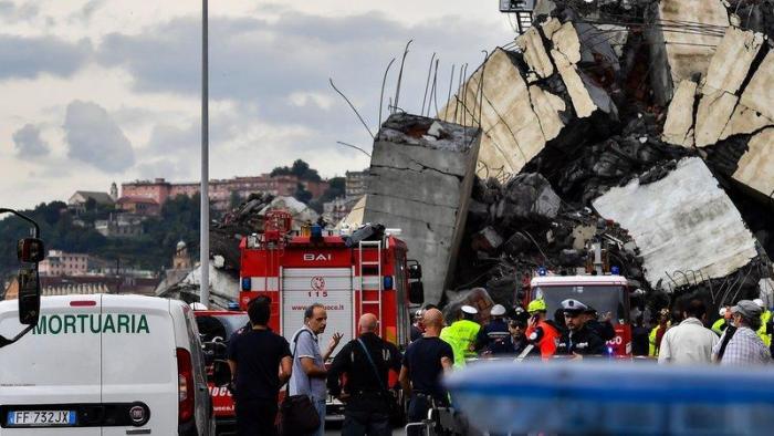 دام برس : 35 قتيلاً حصيلة انهيار جسر في ايطاليا.