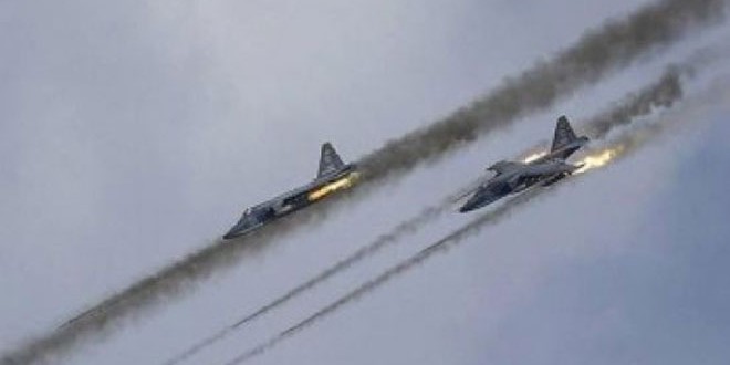 دام برس : دام برس | الطيران الحربي السوري الروسي يستهدف تحركات داعش في بداية حمص