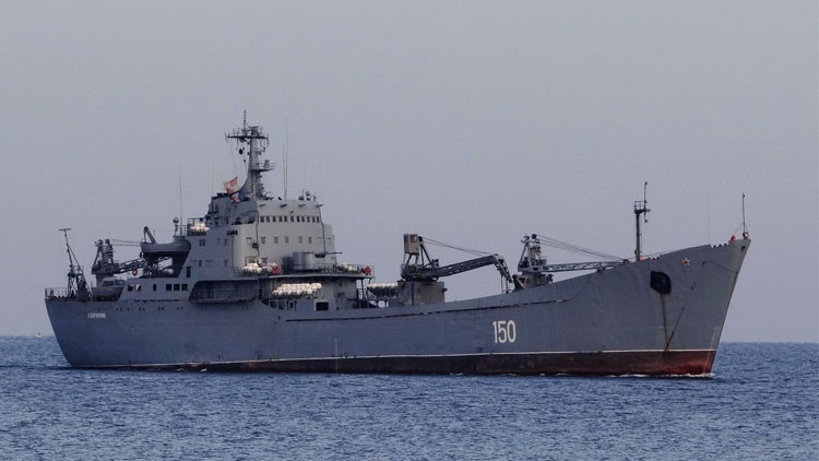 دام برس : دام برس | سفينة إنزال روسية تتجه نحو سورية