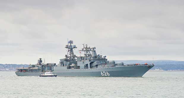 دام برس : السفينة الروسية الأميرال كولاكوف المضادة للغواصات تدخل ميناء طرطوس