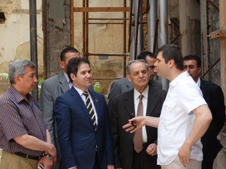 دام برس : دام برس | وزير السياحة يزور مشروع الأغا خان بدمشق ويؤكد على أهمية استخدام التكنولوجيا في ترميم العقارات التراثية