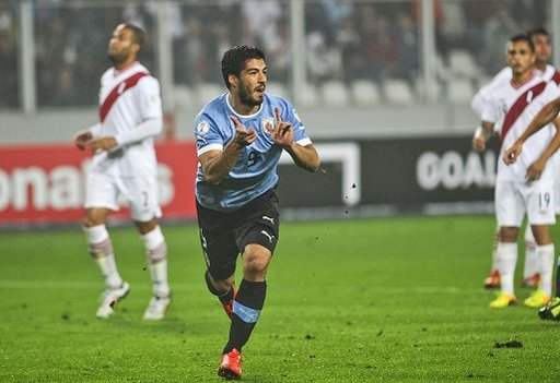 دام برس : دام برس | سواريز يقود الأوروغواي إلى الفوز على البيرو في تصفيات مونديال 2014