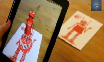 دام برس : دام برس | روبوت يحول بطاقات المعايدة الورقية إلى فيديو 3D