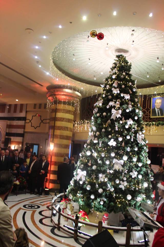 دام برس : دام برس | وزارة السياحة والأمانة السورية للتنمية تضيآن شجرة الميلا في الداما روز
