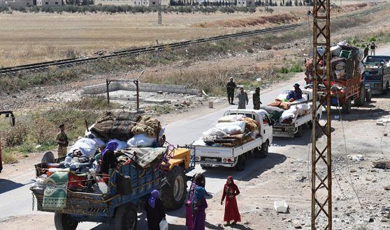 دام برس : دام برس | عودة دفعات جديدة من المهجرين إلى منازلهم في أرياف حلب وإدلب وحماة