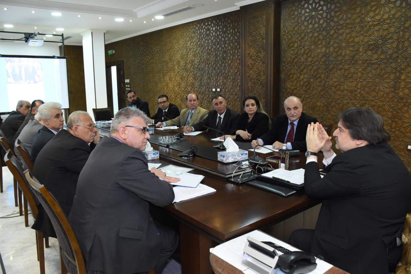 دام برس : دام برس | اجتماع اللجنة التنظيمية العليا لمعرض مكتبة الأسد الدولي