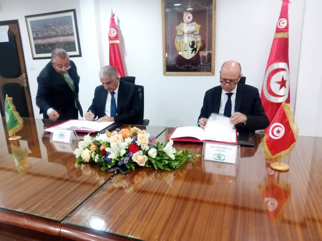 دام برس : دام برس | اتفاقية تعاون فني بين وزارة الفلاحة والموارد المائية والصيد البحري التونسية وأكساد