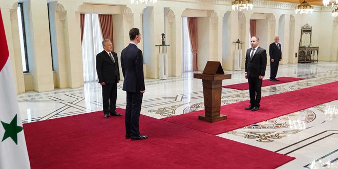 دام برس : دام برس | أمام الرئيس الأسد.. محافظا الحسكة وحماة الجديدان يؤديان اليمين القانونية