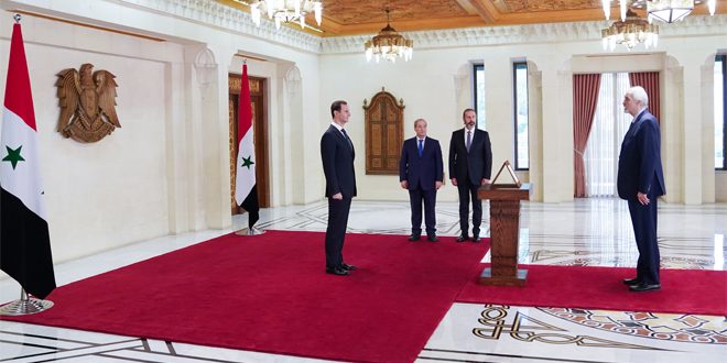 دام برس : دام برس | أمام الرئيس الأسد … الجعفري يؤدي اليمين القانونية سفيراً لسورية لدى روسيا