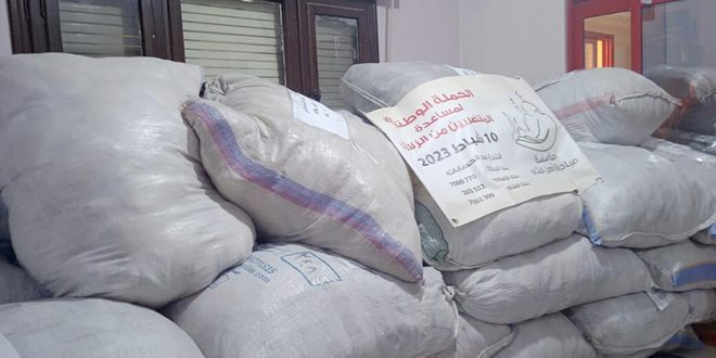 دام برس : دام برس | مبادرة أهل الشام.. قافلة مساعدات بأكثر من 20 طن لمحافظة اللاذقية