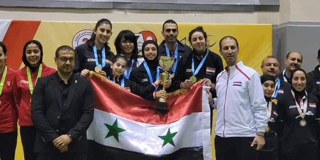 دام برس : دام برس | منتخب سورية بكرة الطاولة يتوج بلقب بطولة غرب آسيا لفئة الشابات
