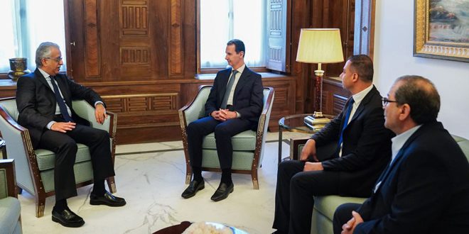 دام برس : دام برس | الرئيس الأسد يلتقي رئيس الاتحاد الآسيوي لكرة القدم والحديث يتمحور حول تعزيز مكانة سورية مجدداً على الخارطة الكروية