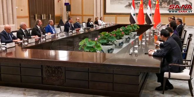دام برس : دام برس | الرئيس الأسد والرئيس الصيني شي جين بينغ يعقدان لقاء قمة في مدينة خانجو الصينية