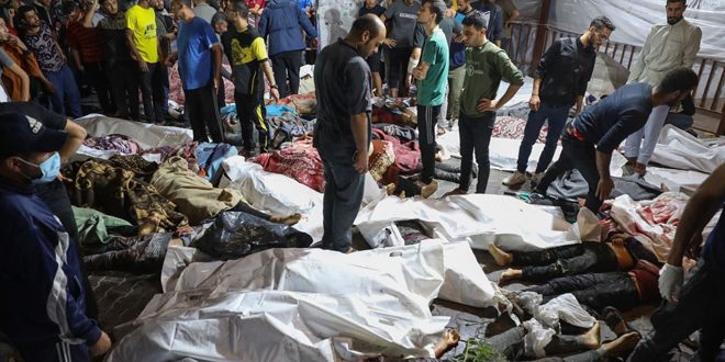 دام برس : دام برس | استشهاد 500 فلسطيني وإصابة 600 آخرين.. في مجزرة جديدة للاحتلال الإسرائيلي في مستشفى المعمداني بغزة