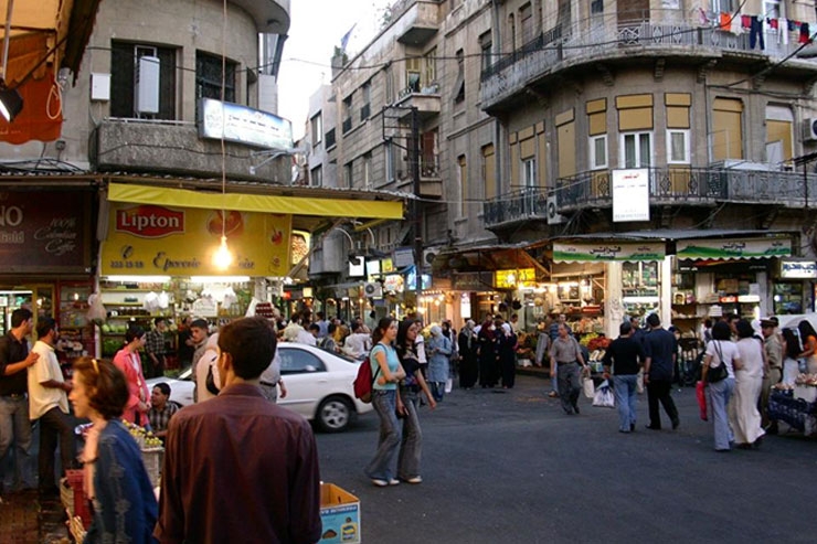 دام برس : دام برس | محافظة دمشق تمنع دخول السيارات إلى سوق الشعلان ليلاً