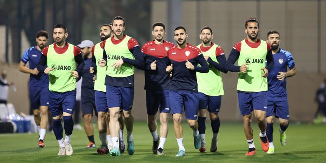 دام برس : دام برس | منتخب سورية الأول بكرة القدم يتحضر للقاء منتخب أوزبكستان في افتتاح مشاركته بكأس آسيا