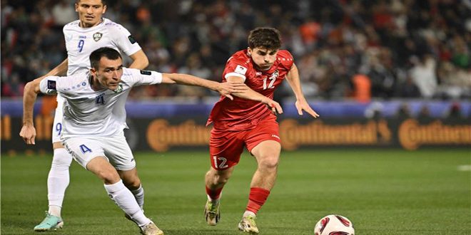 دام برس : دام برس | منتخب سورية الأول بكرة القدم يتعادل مع نظيره الأوزبكي في افتتاح مشواره بكأس آسيا في قطر