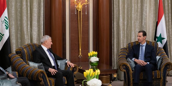 دام برس : دام برس | الرئيس الأسد يبحث مع الرئيس العراقي الدور العربي المطلوب لوقف العدوان الإسرائيلي ضد الشعب الفلسطيني