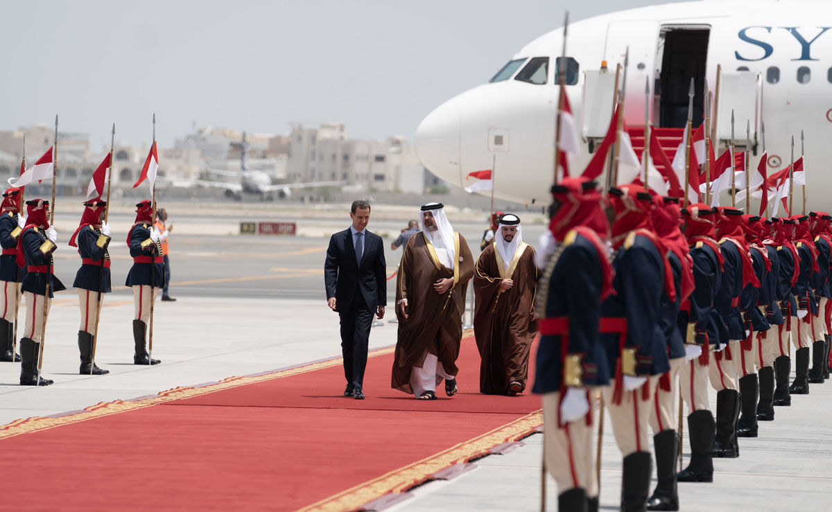 دام برس : الرئيس الأسد يصل المنامة للمشاركة في أعمال القمة العربية بدورتها الثالثة والثلاثين