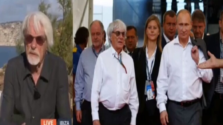دام برس : دام برس | المالك السابق للفورمولا 1: أنا مستعد لتلقي رصاصة من أجل بوتين