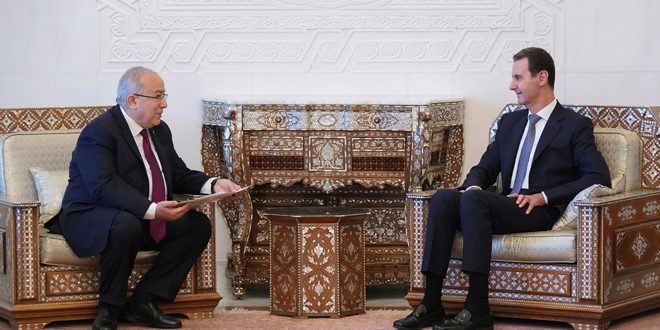 دام برس : دام برس | الرئيس الأسد للعمامرة: ما يهم سورية هو صيغة ومحتوى ونتاج العمل العربي المشترك لأن سورية حريصة على المضمون أكثر من الشكل