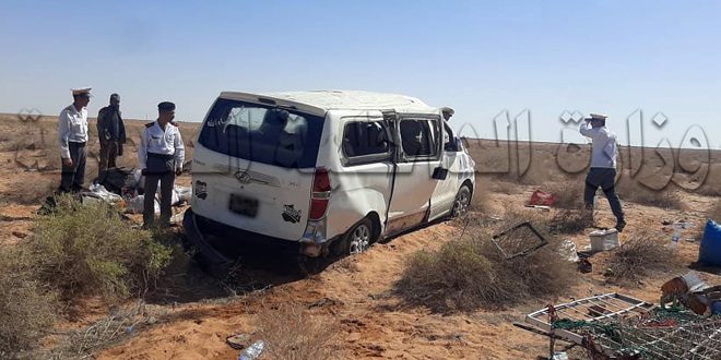 دام برس : دام برس | وفاة 4 أشخاص وإصابة 9 آخرين إثر حادث سير على طريق دير الزور تدمر