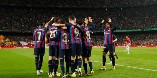 دام برس : برشلونة يهزم أتلتيك بيلباو بالدوري الإسباني لكرة القدم