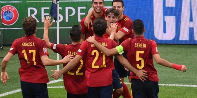 دام برس : دام برس | إسبانيا تفوز على إيطاليا وتتأهل لنهائي دوري الأمم الأوروبية بكرة القدم
