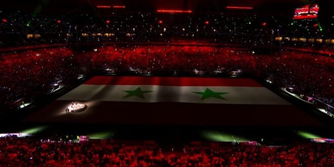 دام برس : دام برس | قطر ترفع العلم السوري وتعزف النشيد الوطني.. والمعارضة السورية غاضبة