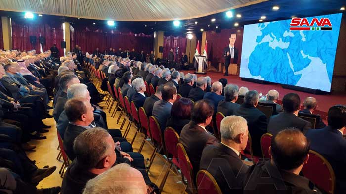 دام برس : دام برس | برعاية الرئيس الأسد.. انطلاق أعمال المؤتمر الحادي عشر للجبهة الوطنية التقدمية