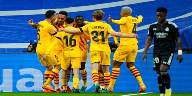 دام برس : دام برس | برشلونة يفوز على ريال مدريد برباعية نظيفة في الدوري الإسباني