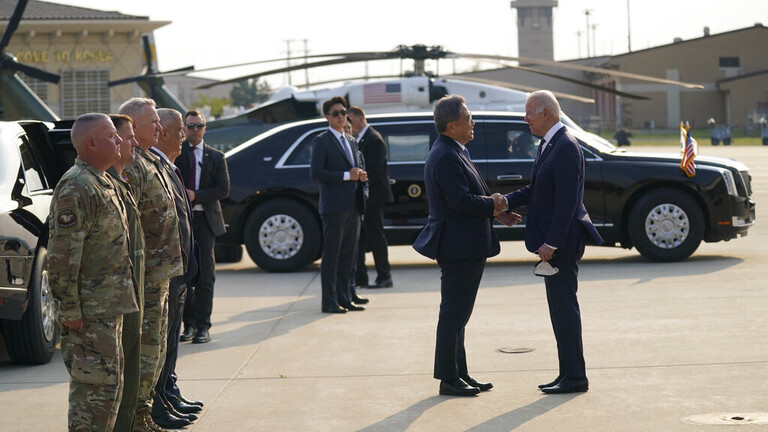 دام برس : دام برس | لمواجهة الصين.. بايدن يصل إلى كوريا الجنوبية في أول زيارة آسيوية له