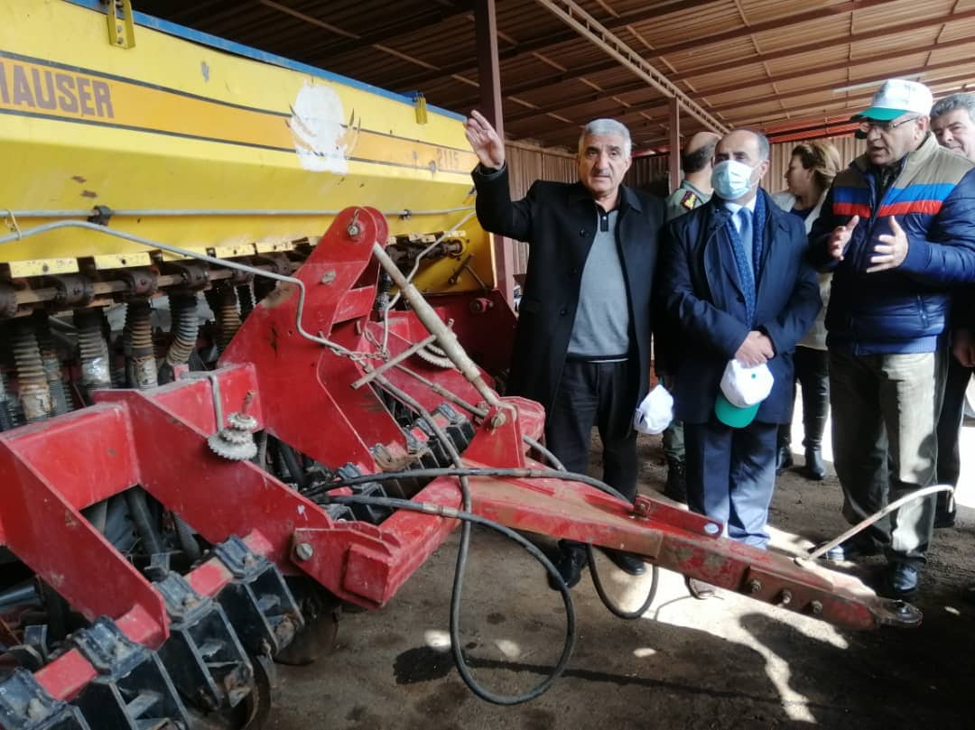 دام برس : وزير الزراعة الفلسطيني في جولة اطلاعية في محطة إزرع البحثية