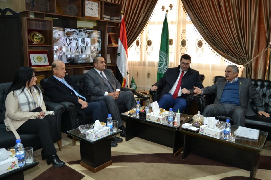 دام برس : دام برس | مُباحثات بين وزير الزراعة اللبناني ومدير عام أكساد لتعزيز التعاون بين الجانبين