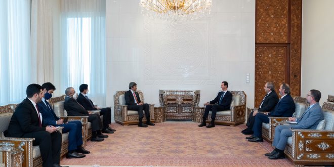 دام برس : دام برس | الرئيس الأسد يستقبل وزير الخارجية الإماراتي واللقاء يتناول العلاقات الثنائية وسبل تطويرها