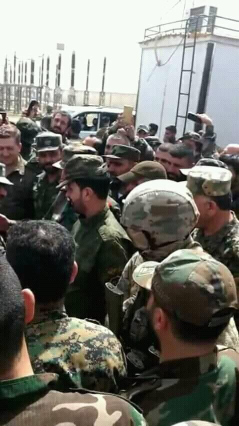 دام برس : العميد سهيل الحسن بين مقاتلي الجيش العربي السوري في الغوطة الشرقية