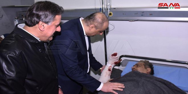 دام برس : دام برس | وزير الإعلام يطمئن على الحالة الصحية للزملاء الإعلاميين الذين تعرضوا للإصابة بريف حلب