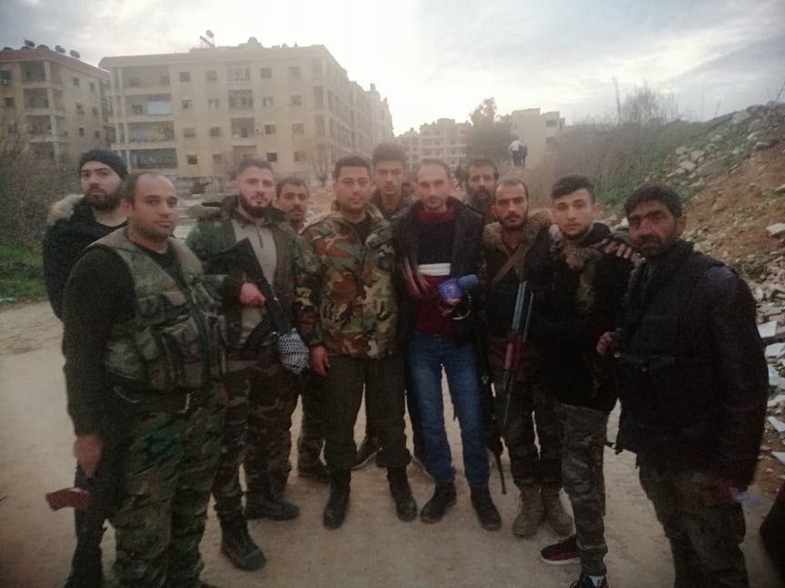 دام برس : دام برس | كاميرا دام برس ترصد اللحظات الأولى لانتصار مدينة حلب على الإرهاب