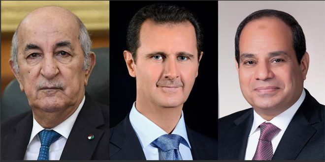 دام برس : دام برس | الرئيسان الجزائري والمصري يتقدمان بالتعازي للرئيس الأسد والشعب السوري