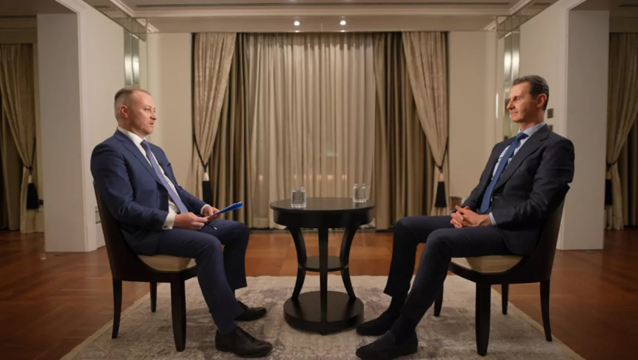 دام برس : دام برس | الرئيس الأسد في مقابلة مع سبوتنيك: زيارتي لموسكو ستمهد لمرحلة جديدة في العلاقات بين البلدين