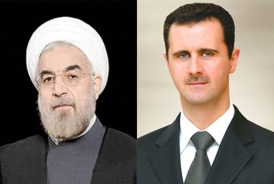 دام برس : دام برس | الرئيس الأسد يتلقى برقية تهنئة من الرئيس الإيراني حسن روحاني بمناسة فوزه بالانتخابات الرئاسية