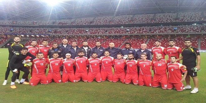 دام برس : دام برس | فوز منتخب سورية لكرة القدم على نظيره السنغافوري في تصفيات كأسي العالم وآسيا