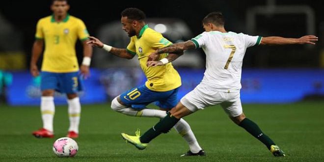 دام برس : دام برس | البرازيل تفوز على بوليفيا بخمسة أهداف دون رد في تصفيات كأس العالم