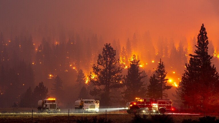 دام برس : دام برس | حريق ضخم بجنوب كاليفورنيا يجبر الآلاف على ترك منازلهم