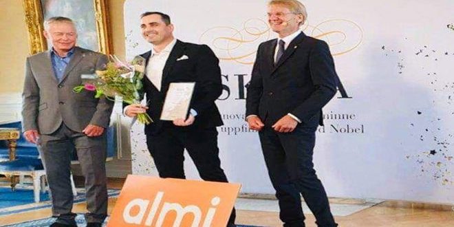 دام برس : دام برس | الباحث السوري مأمون طاهر يحصل على أكبر جائزة للابتكار في السويد