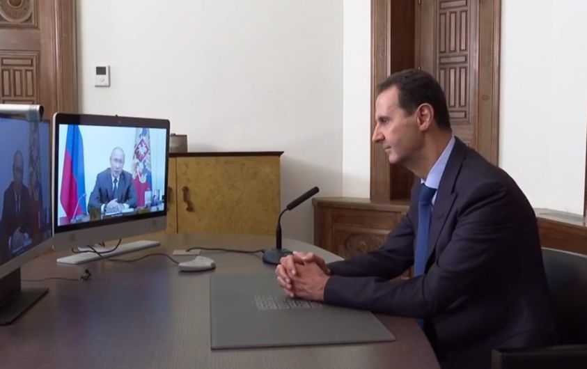 دام برس : دام برس | الرئيس الأسد خلال مباحثات مع الرئيس بوتين : الجزء الأكبر من اللاجئين يرغب بالعودة إلى سورية بعدما انحسرت رقعة المعارك