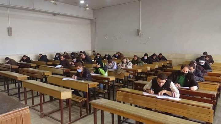دام برس : دام برس | انتهاء الامتحان الخاص بالفئتين الأولى والثانية للمسرحين من خدمة العلم بجامعة حلب