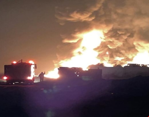دام برس : دام برس | انفجار ثان لخزان وقود على الحدود اللبنانية السورية